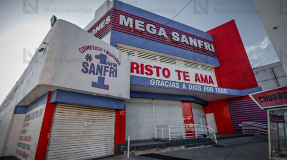 FGR asegura la tienda de importaciones Mega Sanfri en Culiacán, Sinaloa
