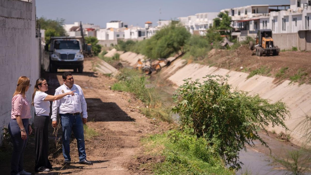 trabajos de limpieza y desazolve ante las lluvias en culiacan alcaldesa