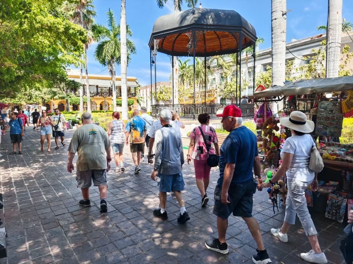 Turistas en Mazatlán