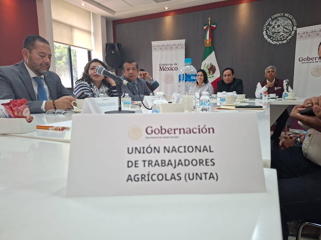 Reunión de productores de la UNTA en CDMX