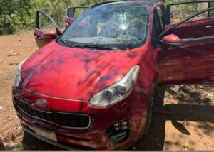 Vehículo asegurado en Mazatlán