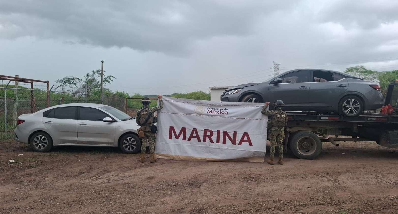 Vehículos asegurados en Mazatlán, Sinaloa