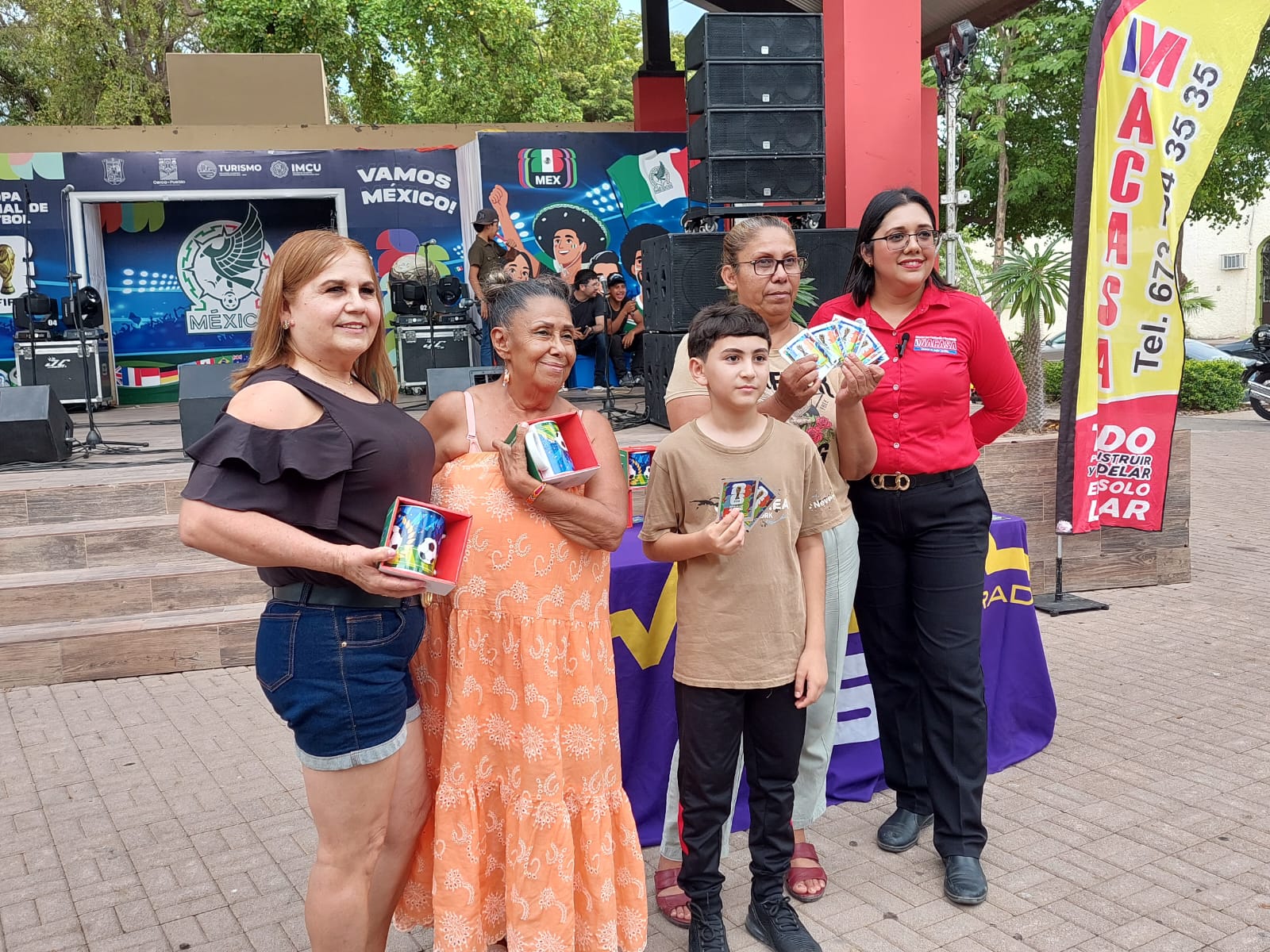 Vibra Radio Guamúchil y Macasa realizan Lotería Futbolera
