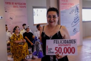 Visitante 50 mil del Museo Casa del Marino en Mazatlán