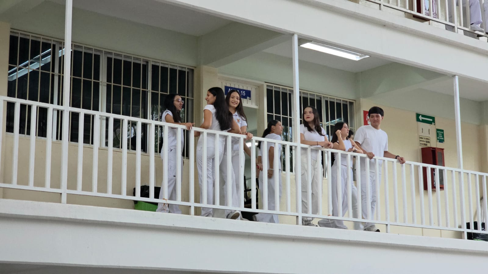 Alumnos de Medicina en la UAS