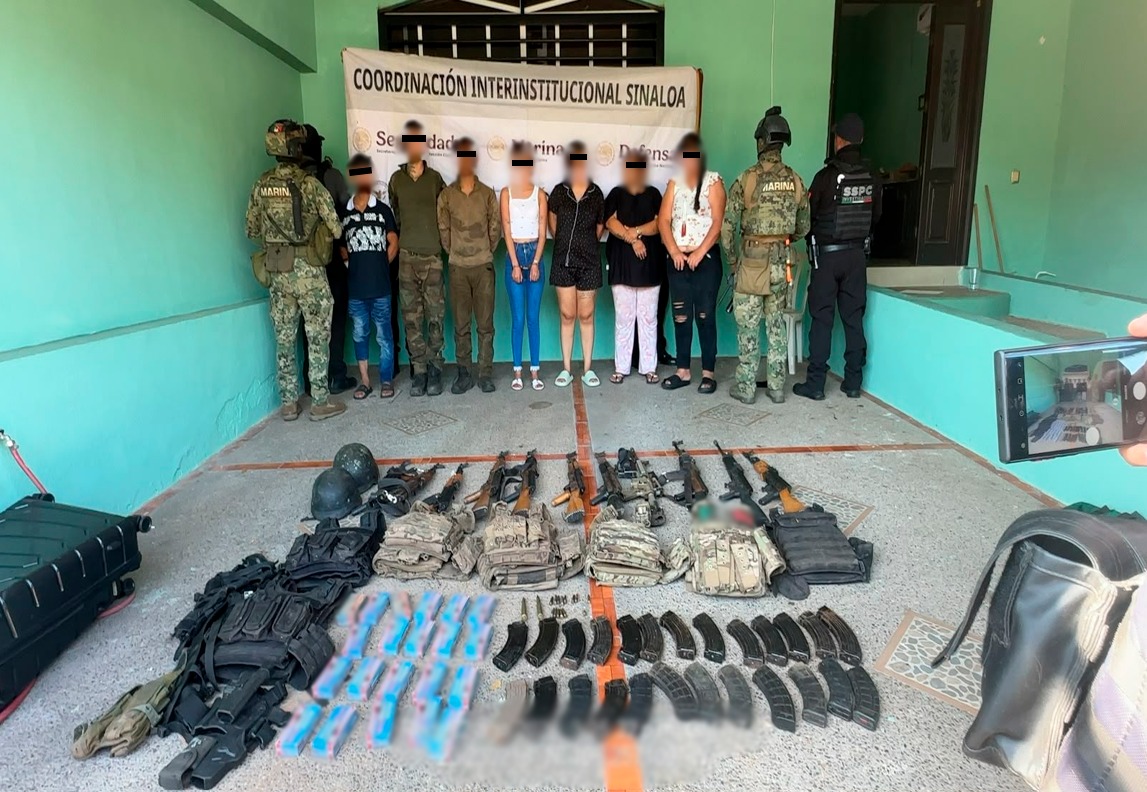 Cae grupo armado en La Tuna, Sinaloa