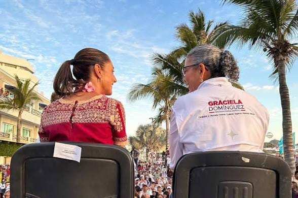 Claudia Sheinbaum y Graciela Dominguez