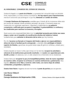 Comunicado del CSE