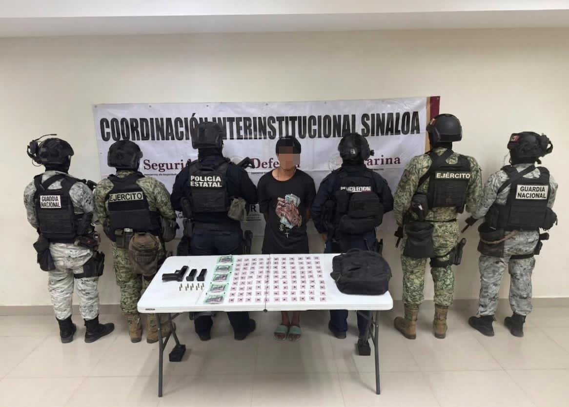 Detenidos con amas en Mazatlán