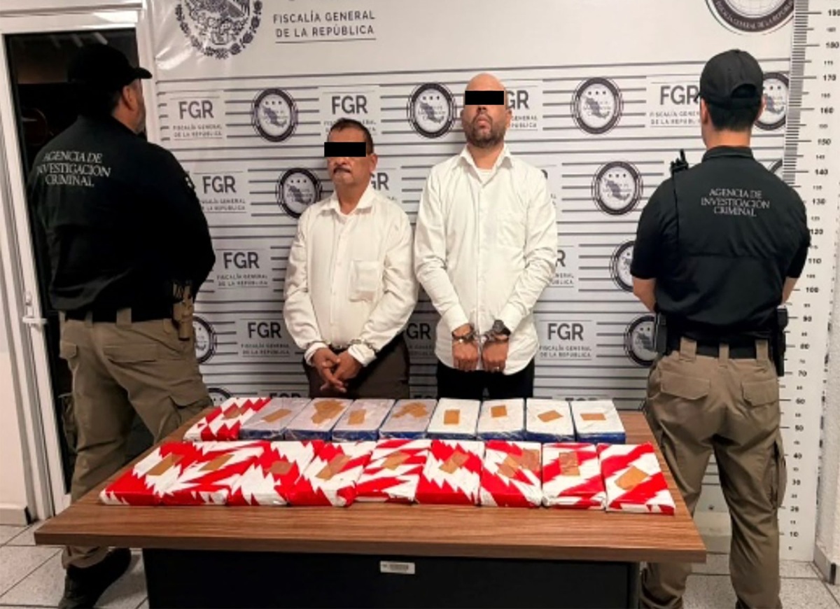 Detienen a dos personas y aseguran casi 20 kilos de fentanilo en Sonora