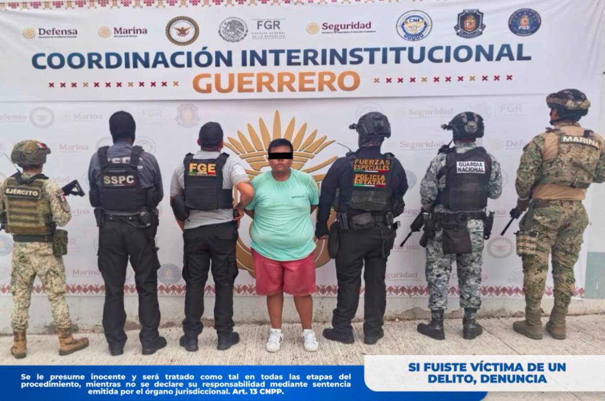 Detienen en Acapulco a El Choco, jefe de plaza de Los Rusos