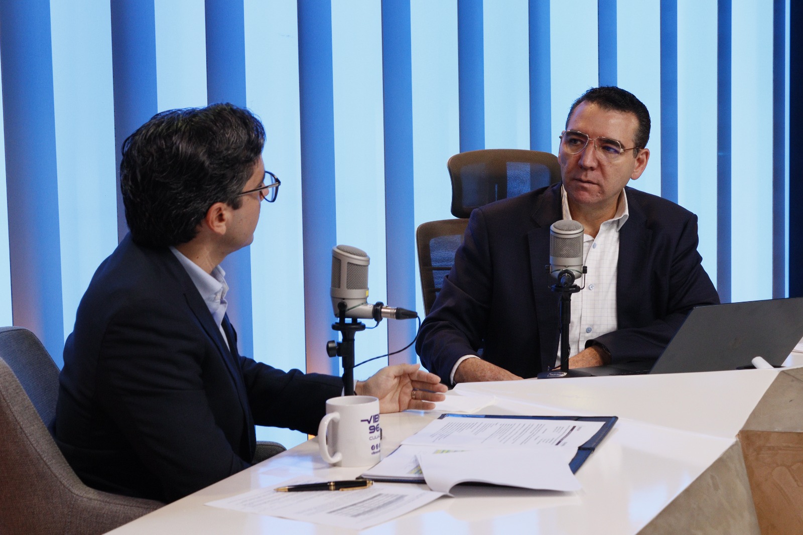 Diego Aguerrebere Espitia, secretario de Economía en Sinaloa en entrevista en Los Noticieristas