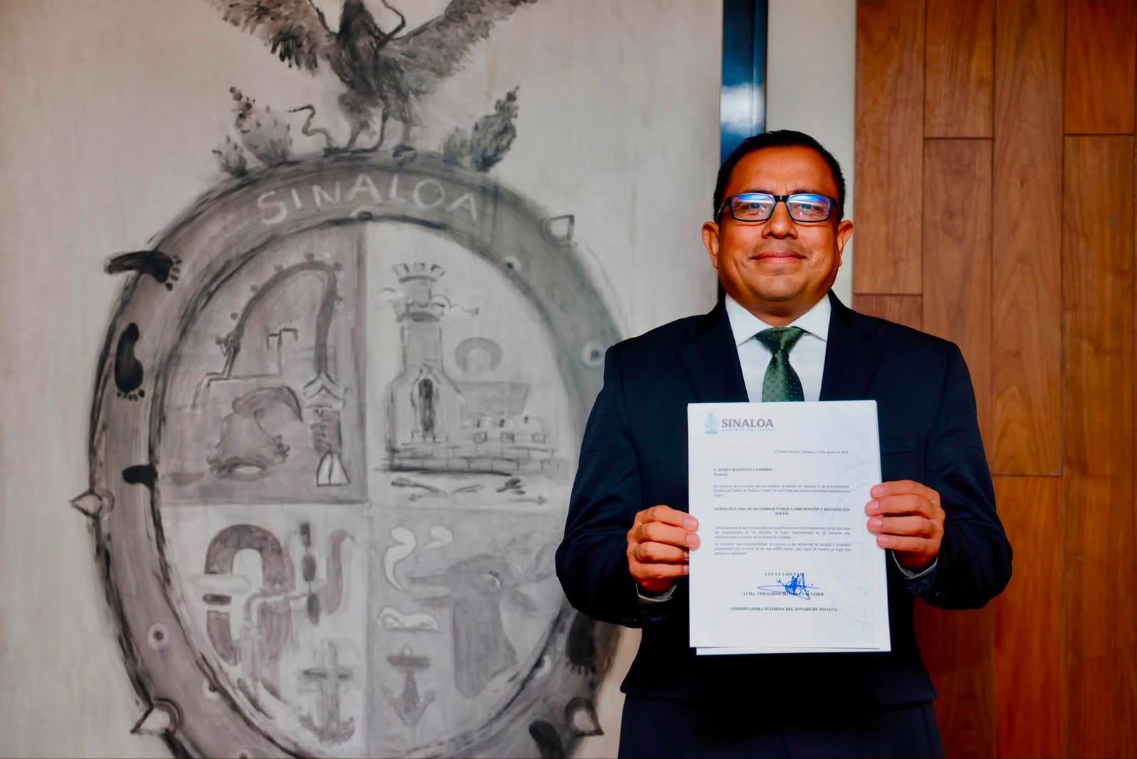 Efrén Martínez Casimiro es el nuevo subsecretario de Seguridad en Sinaloa