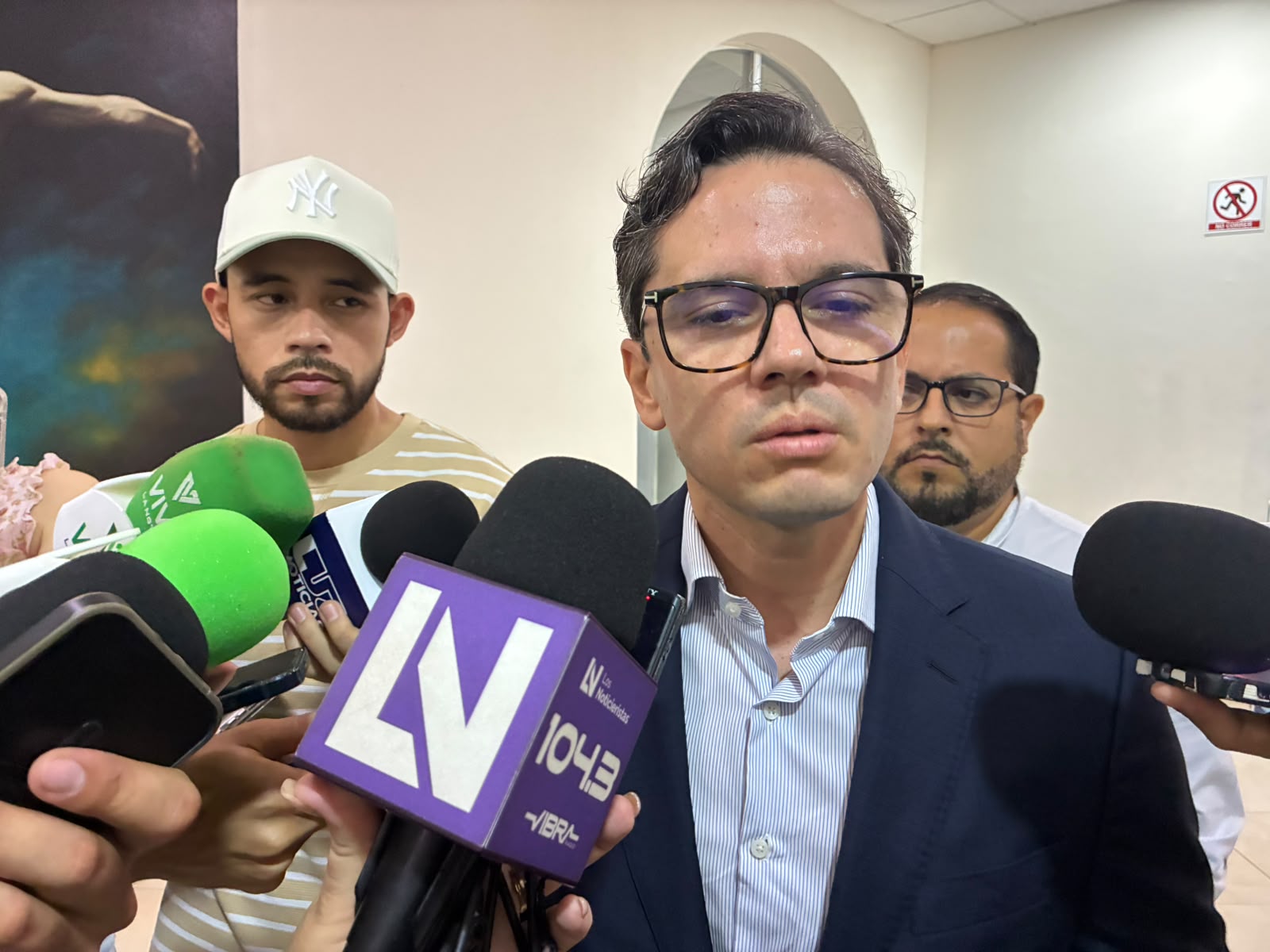 El secretario de Economía de Sinaloa, Diego Armando Aguerrebere Espitia