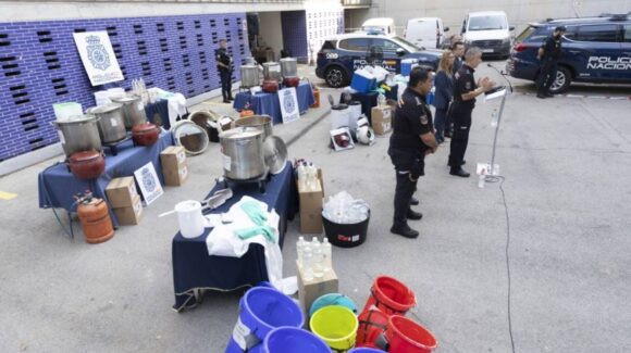 España desmantela célula del CJNG con 2.5 toneladas de ‘meta’