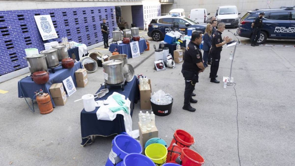 España desmantela célula del CJNG con 2.5 toneladas de ‘meta’