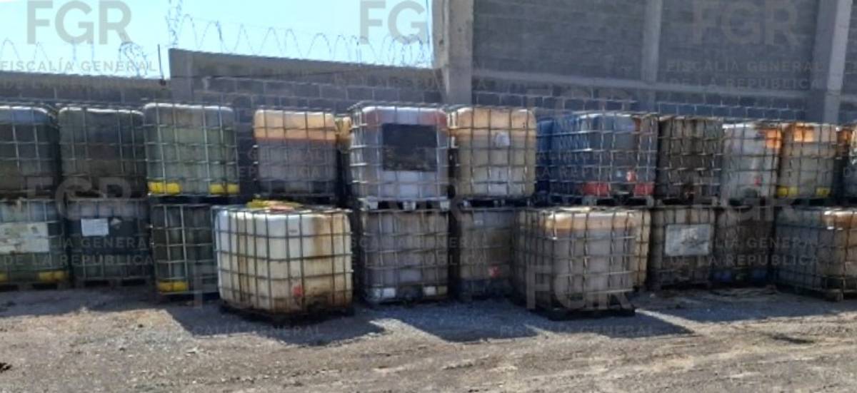 FGR desmantela cuatro centros clandestinos de combustible en tres estados