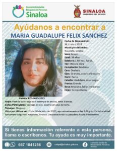 Ficha de Búsqueda de María Guadalupe