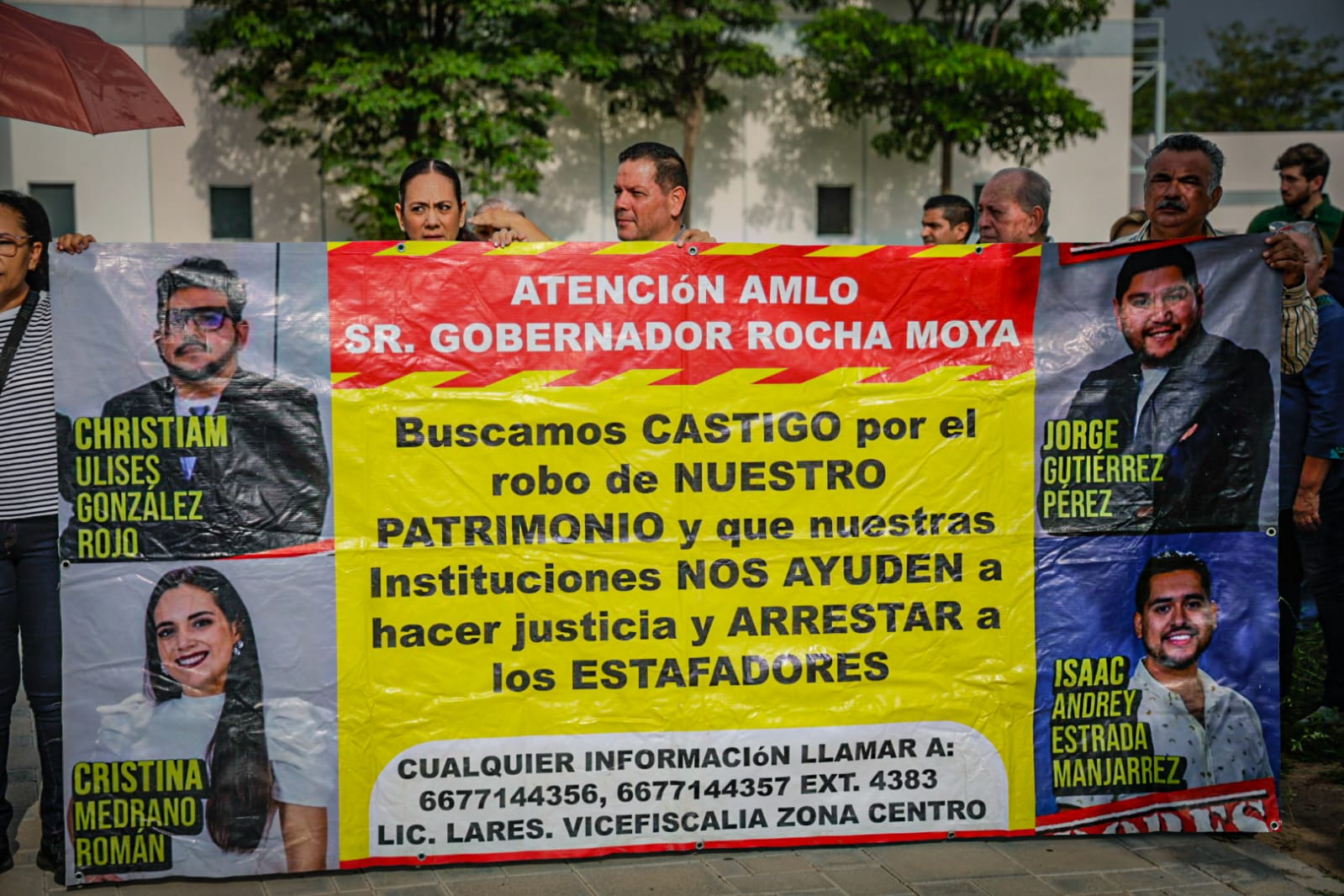Fraudeados por Inverplux en la sede de justicia penal Culiacán