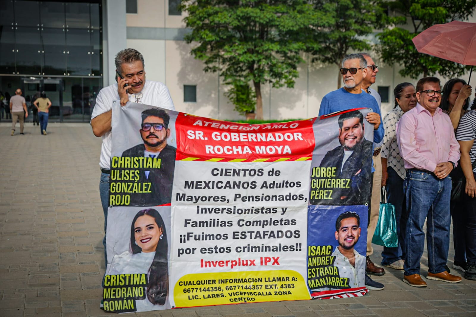 Fraudeados por Inverplux en la sede de justicia penal Culiacán