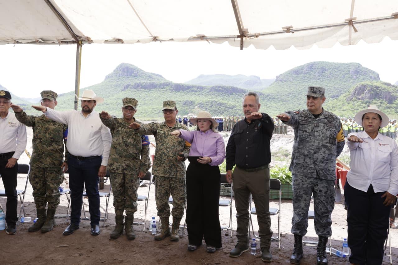 Gobernadora encabeza la Jornada Nacional de Reforestación en Sinaloa