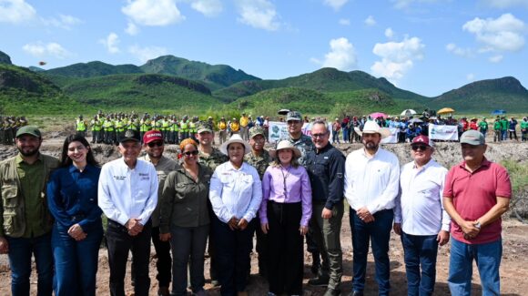 Gobernadora de Sinaloa se enlaza a la Jornada Nacional de Reforestación, encabezada por Sheinbaum