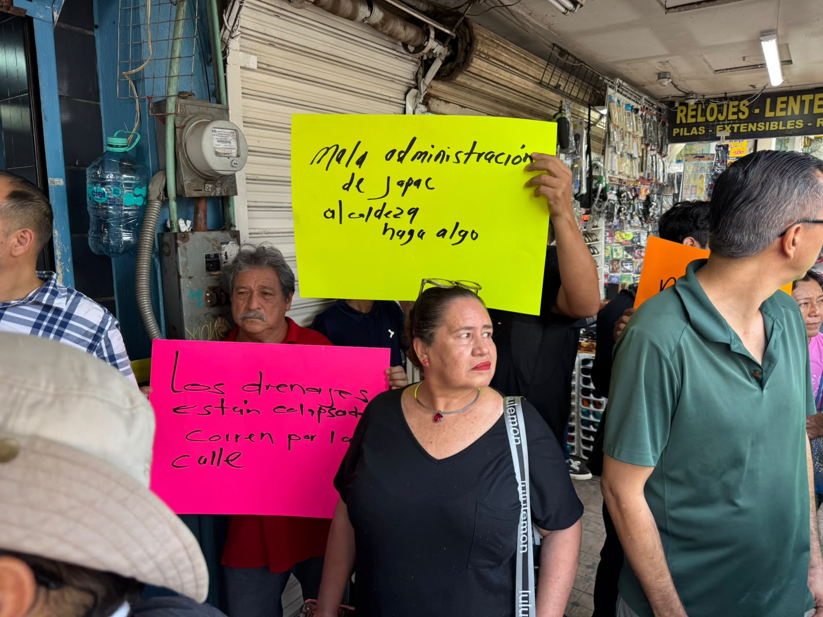 Manifestación en Japac en Culiacán