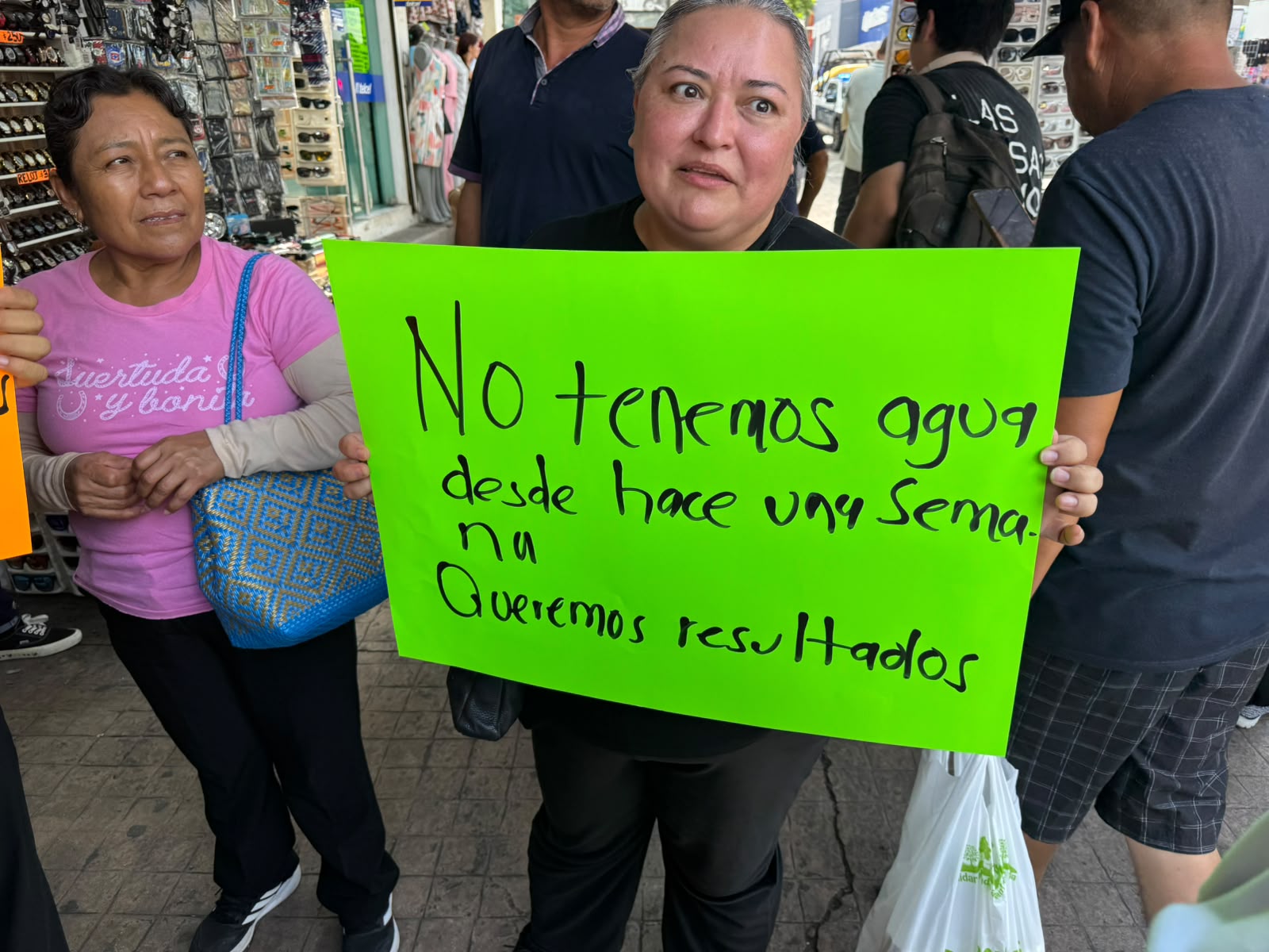 Manifestación en Japac en Culiacán