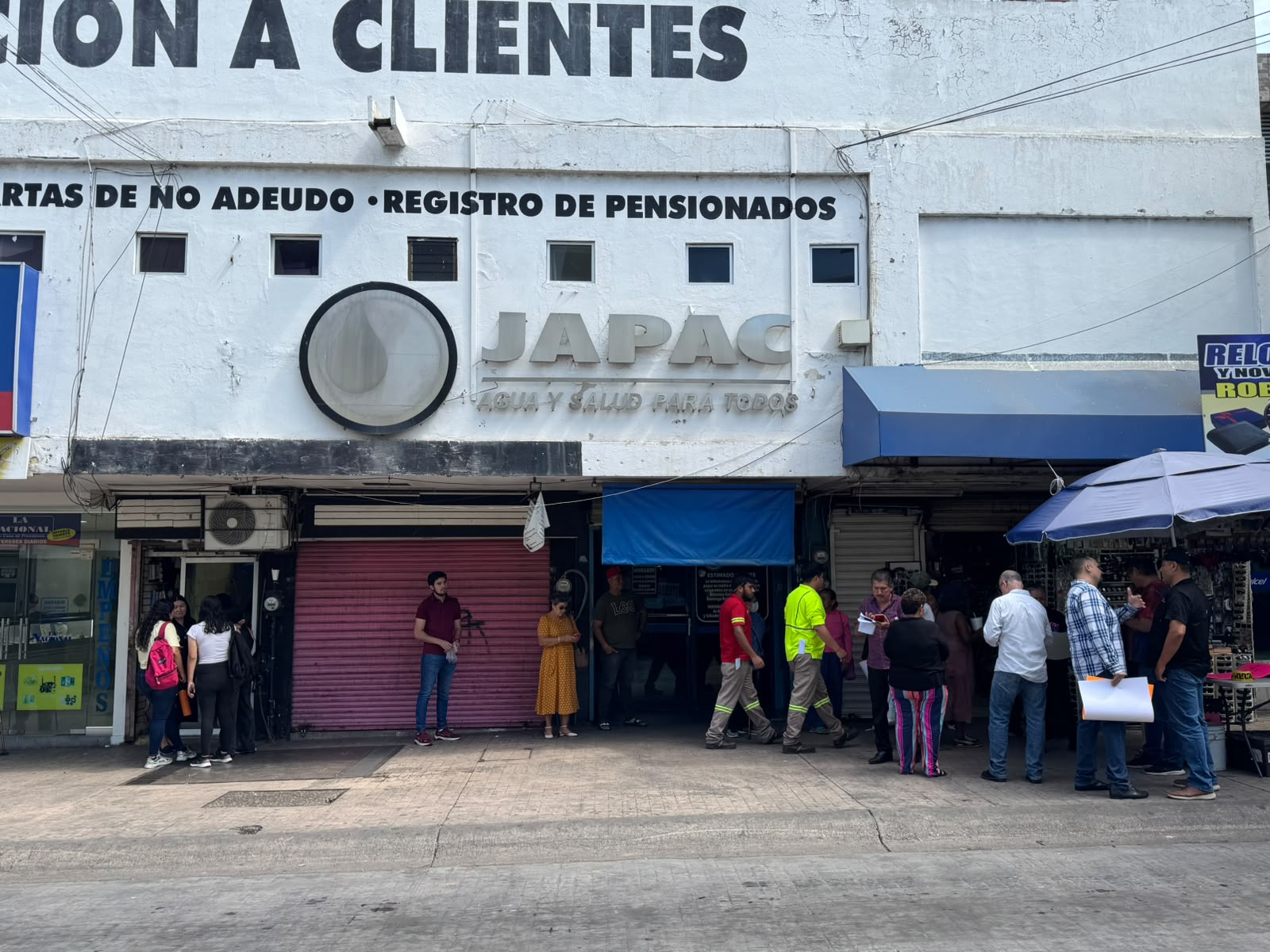 Manifestación en Japac en Culiacán