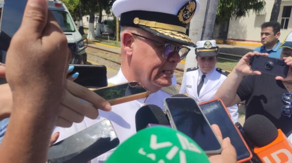 ‘Tengan confianza en las autoridades, vamos a garantizar la seguridad’: Martín Felipe de Jesús Santillán como nuevo mando en la Cuarta Región Naval en Mazatlán