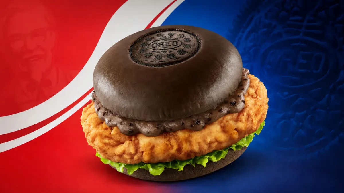 Nueva hamburguesa de Oreo de KFC
