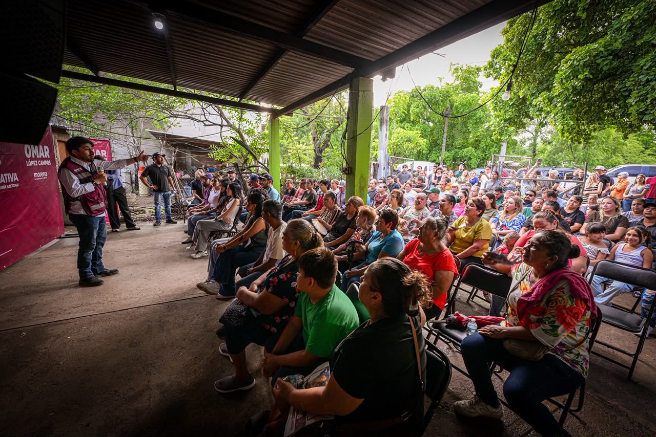 Omar López Campos en colonias de Culiacán