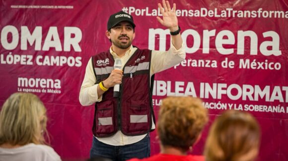 Omar López Campos destaca fortaleza de Morena en Sinaloa rumbo a 2027