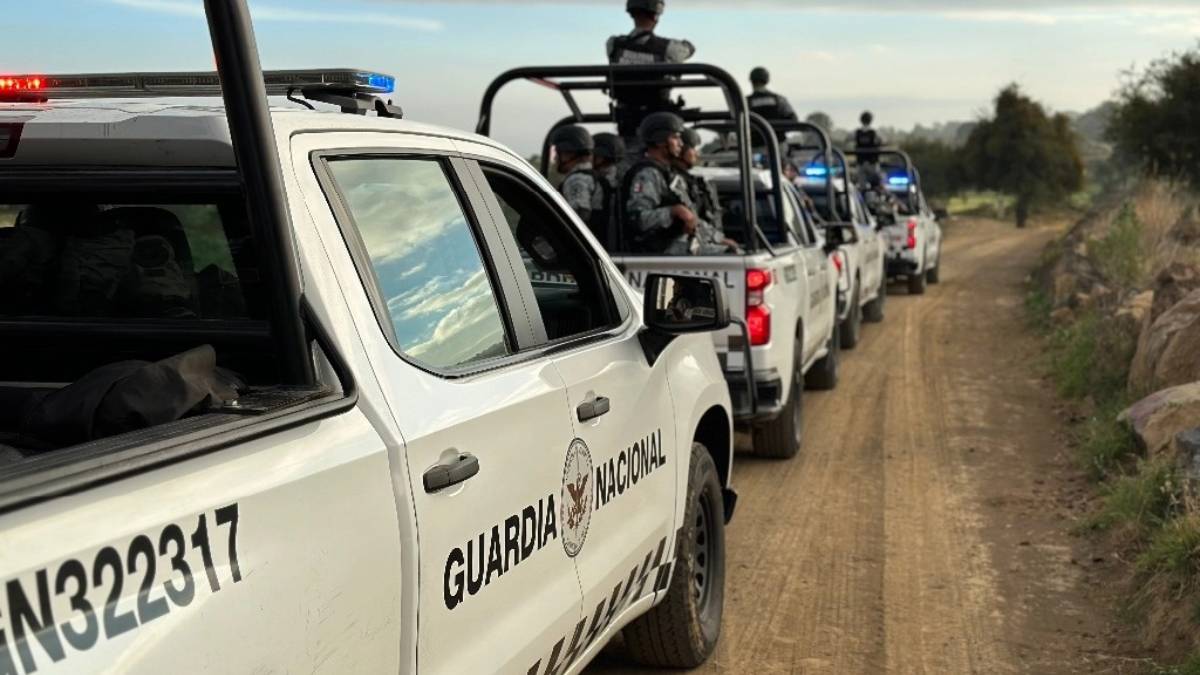 Operativo de la Guardia Nacional.