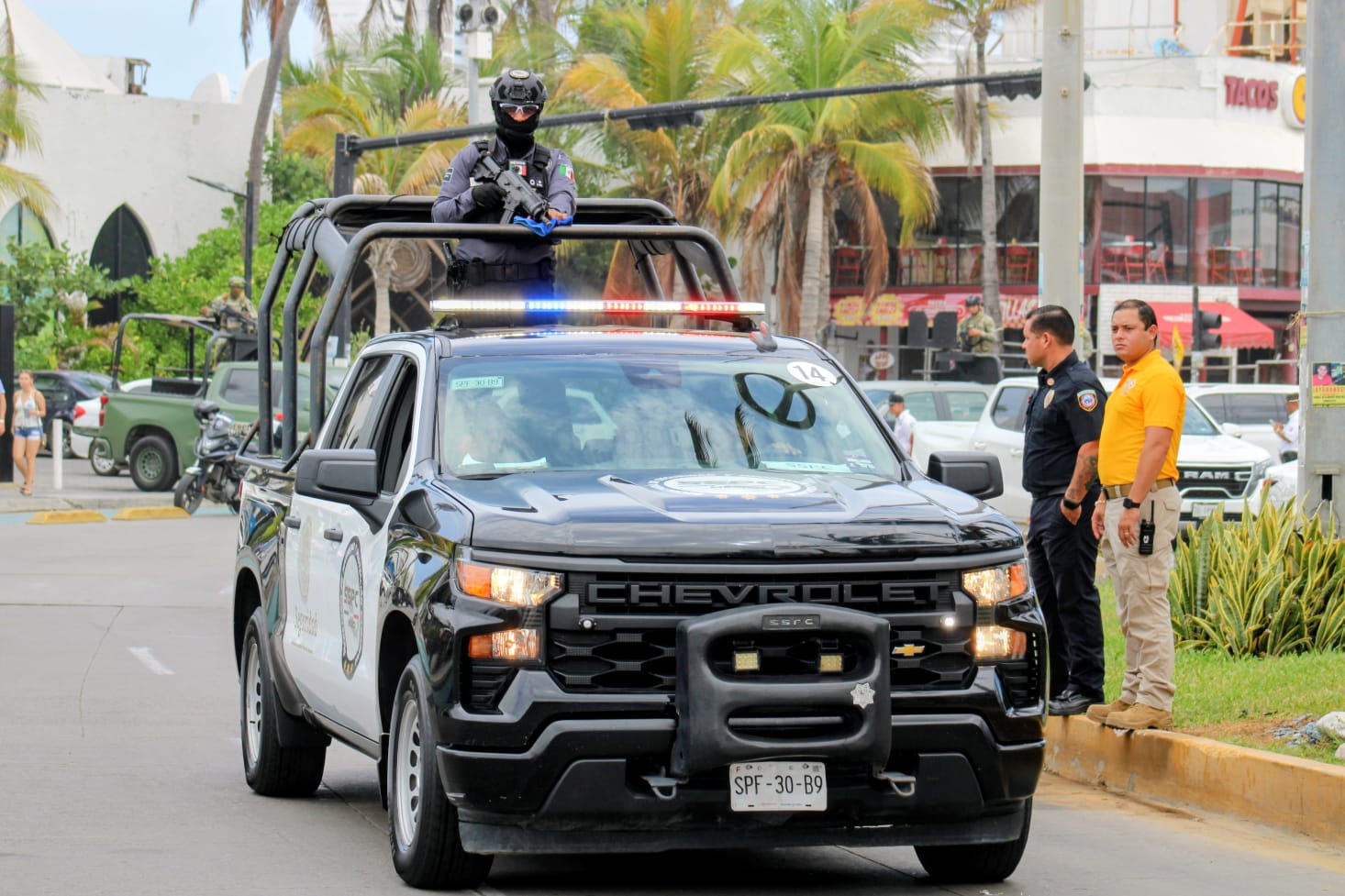 Operativos de vigilancia en Mazatlán