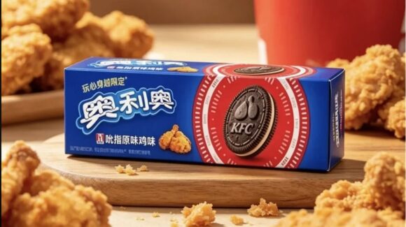 Oreo sorprende con una inesperada colaboración junto a KFC; así son sus nuevas galletas sabor pollo frito