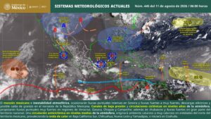 Pronostico del clima para este martes en SInaloa