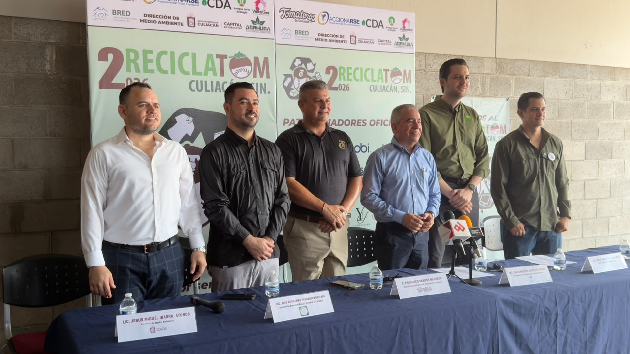 Realizan el ReciclaTOM 2026 en el Estadio Tomateros, Culiacán