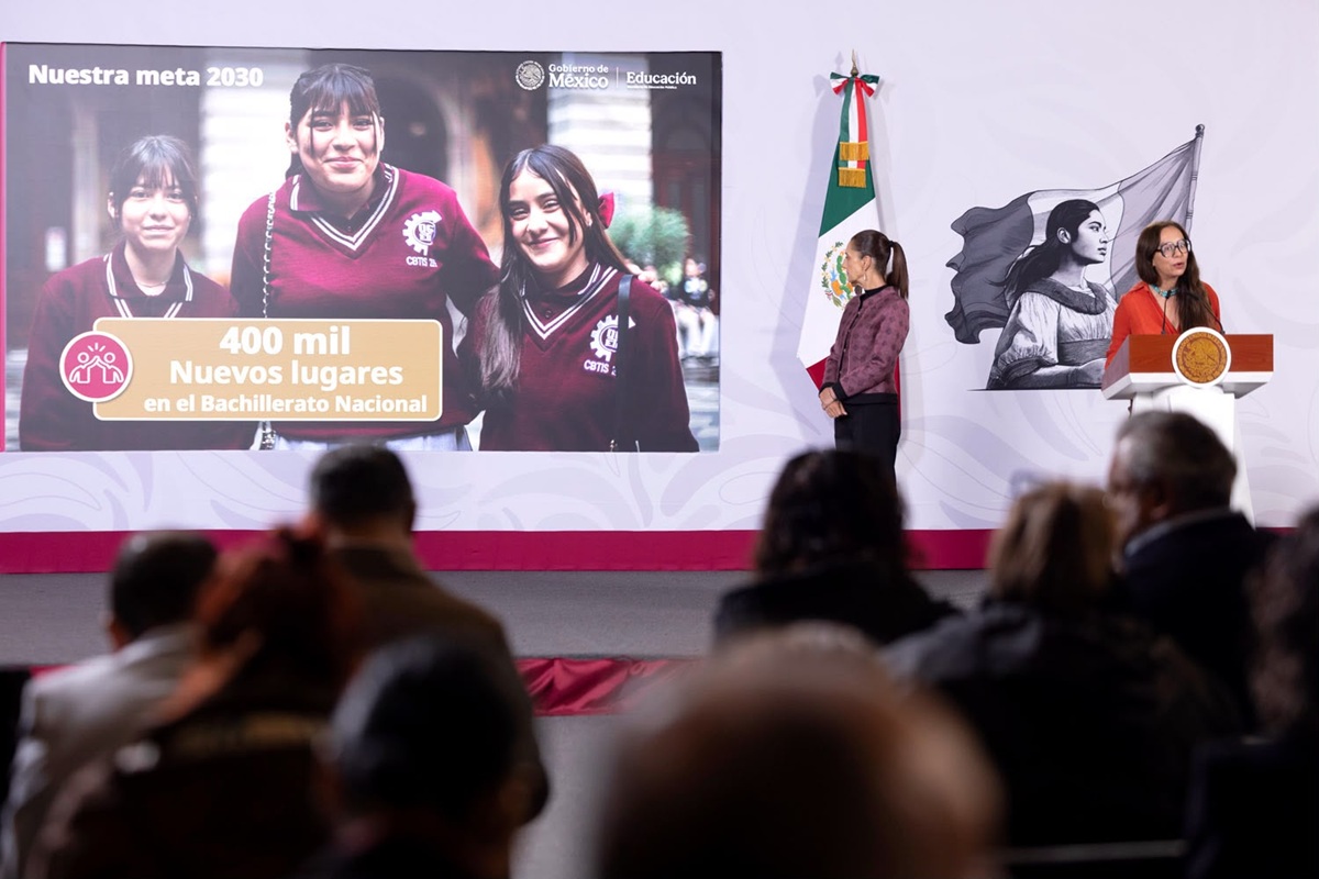 Sheinbaum anuncia inscripciones en Bachillerato Nacional Margarita Maza
