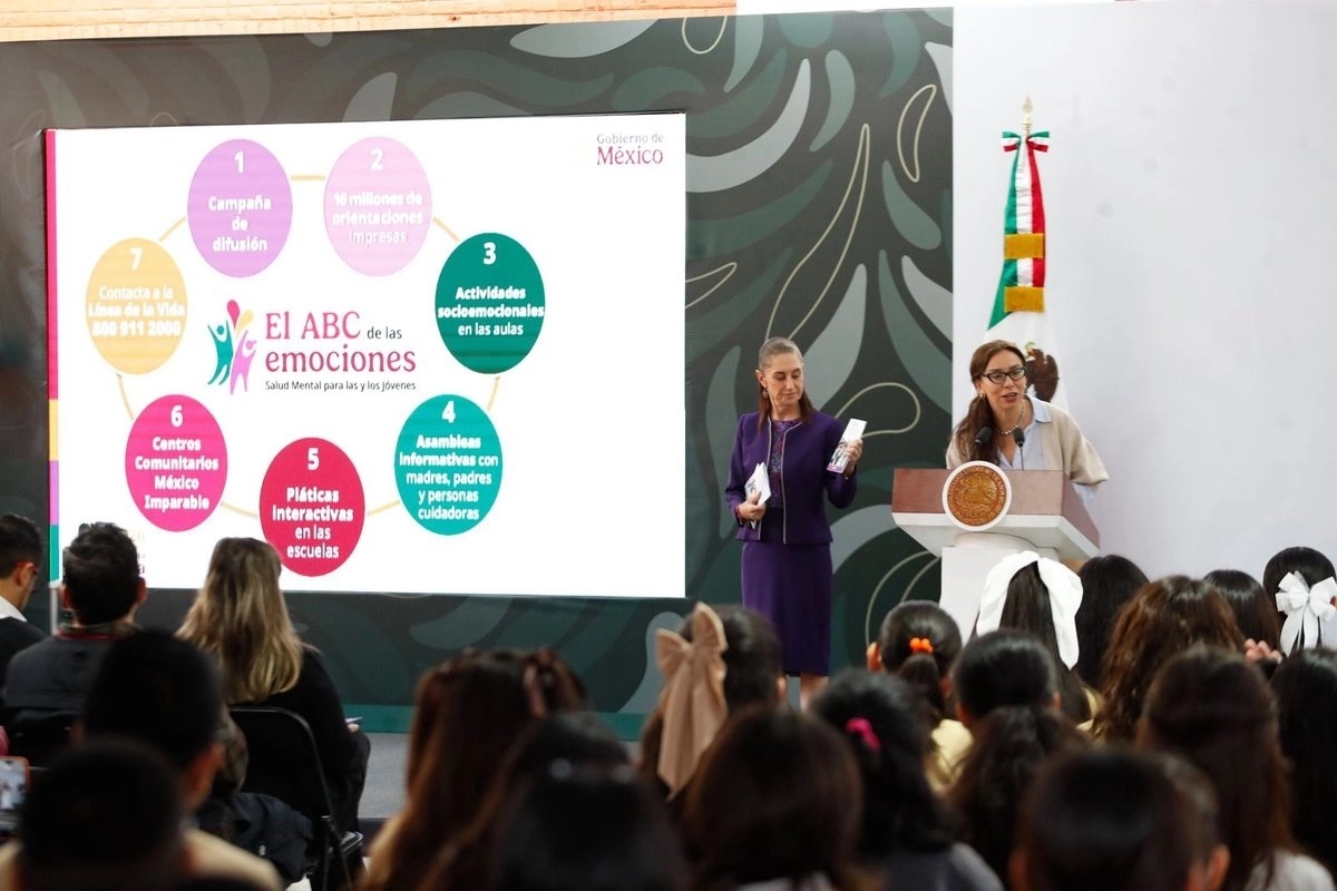 Sheinbaum presenta el 'ABC de las emociones'