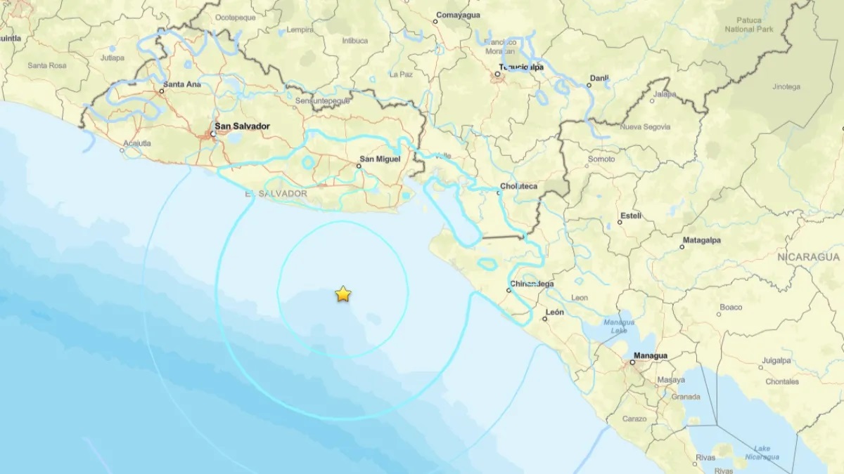 Sismo de 5.7 sacude El Salvador, Nicaragua y Honduras