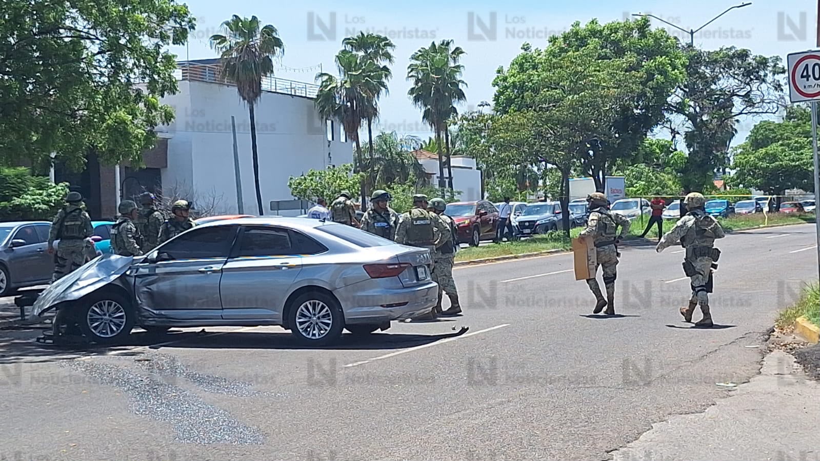 Tras persecución, detienen a un sujeto con un arma en Culiacán