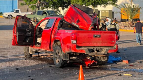Tres personas fallecidas y dos heridos deja trágico accidente por La Costerita al sur de Culiacán