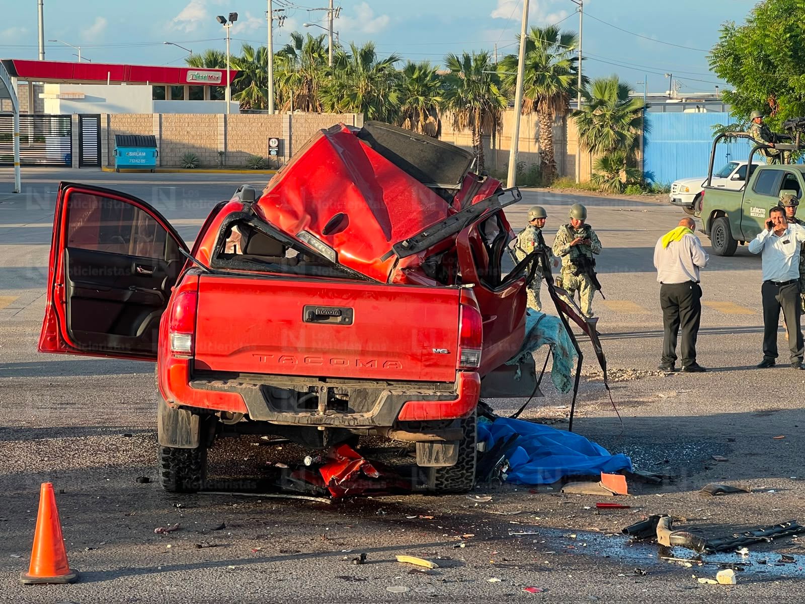 Tres personas fallecidas en accidente en La Costerita en Culiacán