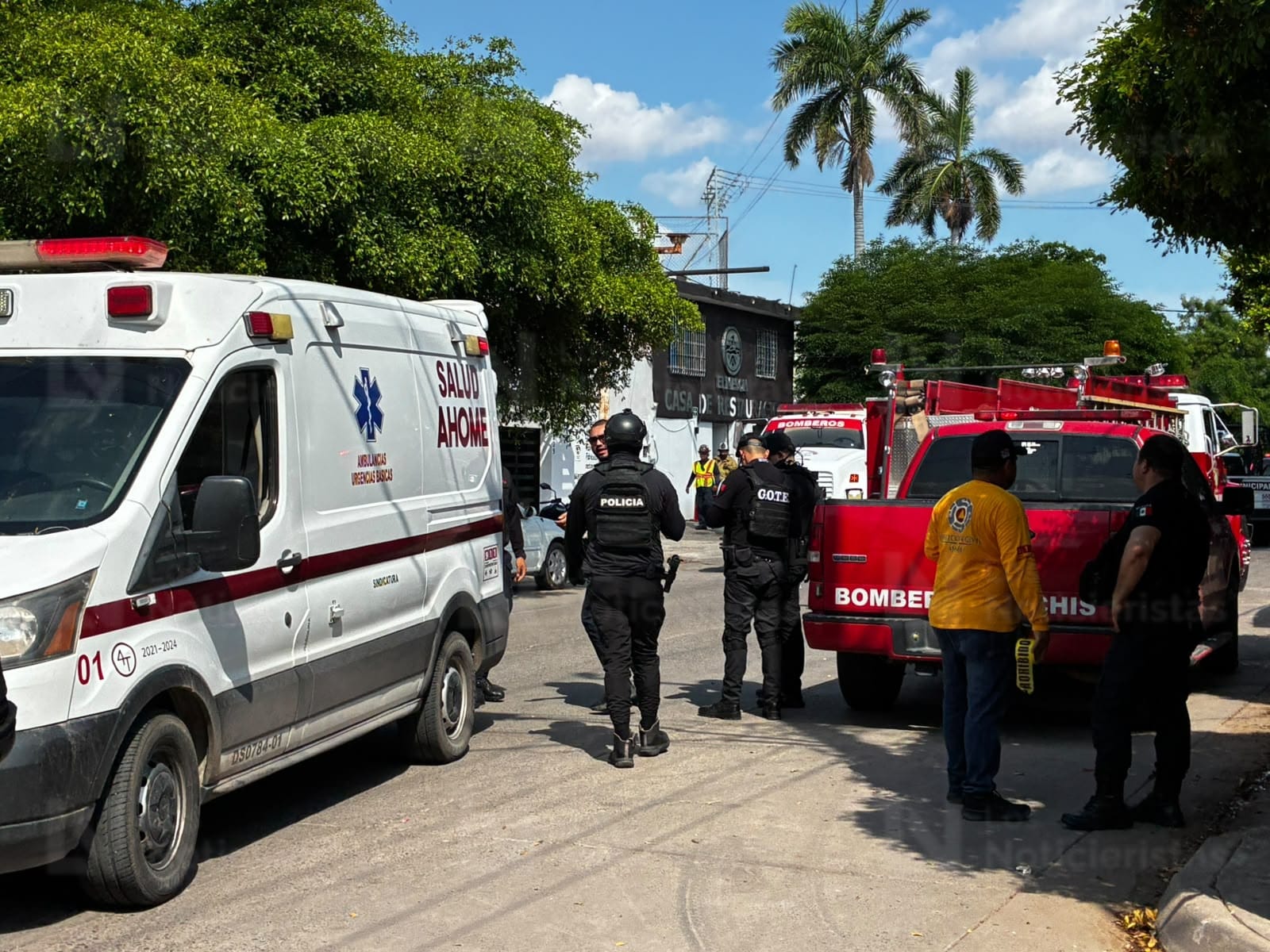 Una persona sin vida y cinco más lesionadas el saldo de un incendio en un centro de rehabilitación en Los Mochis