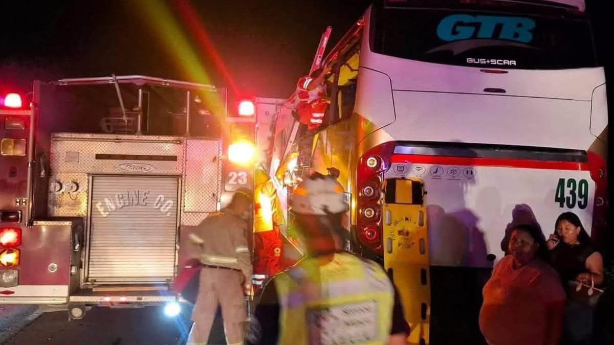 accidente de autobus en sonora choque