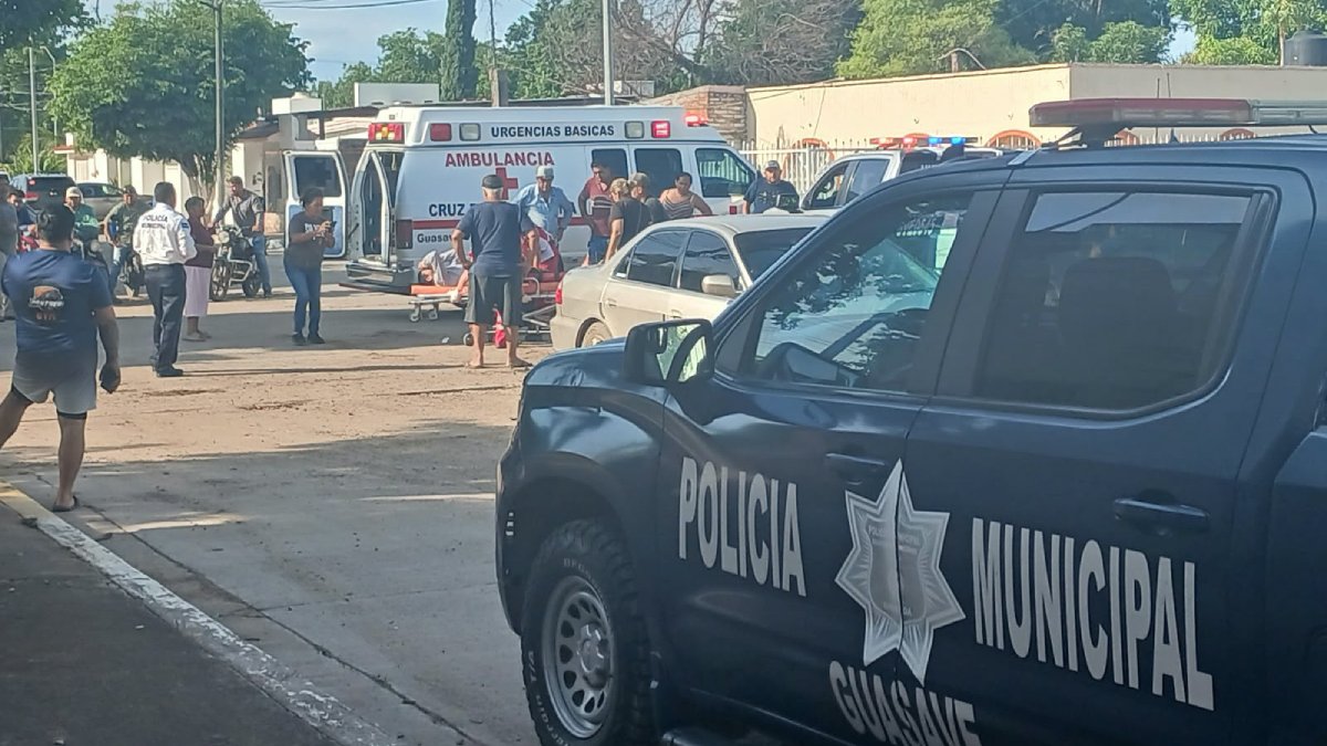 accidente de motociclistas en guasave