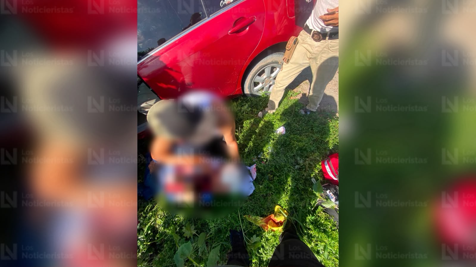 Accidente deja cinco personas lesionadas en Charay, El Fuerte