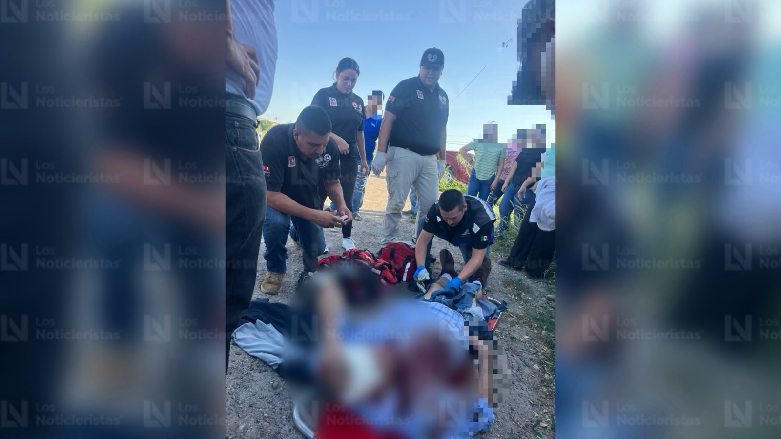 Accidente deja cinco personas lesionadas en Charay, El Fuerte