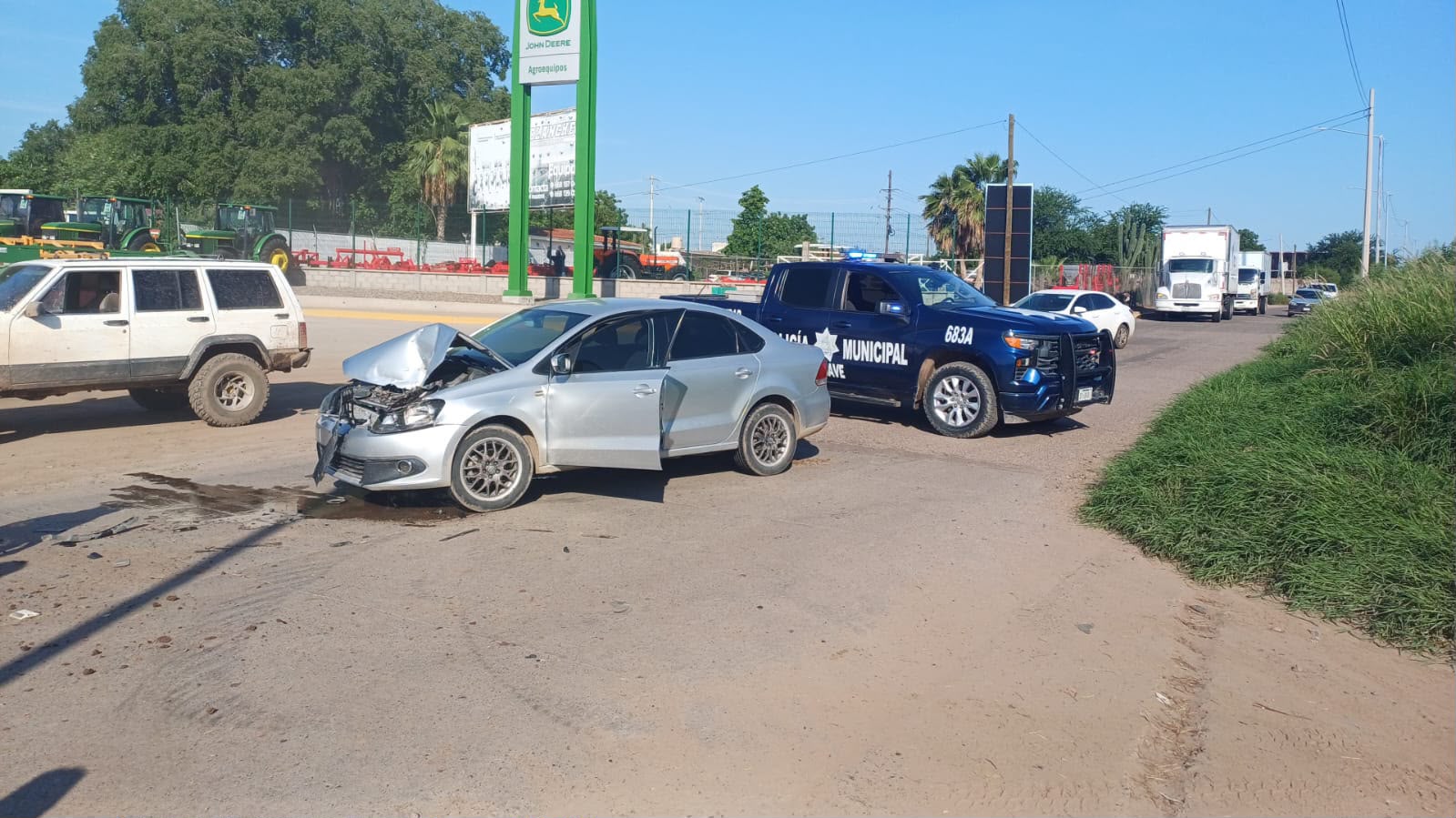 Accidente en Guasave
